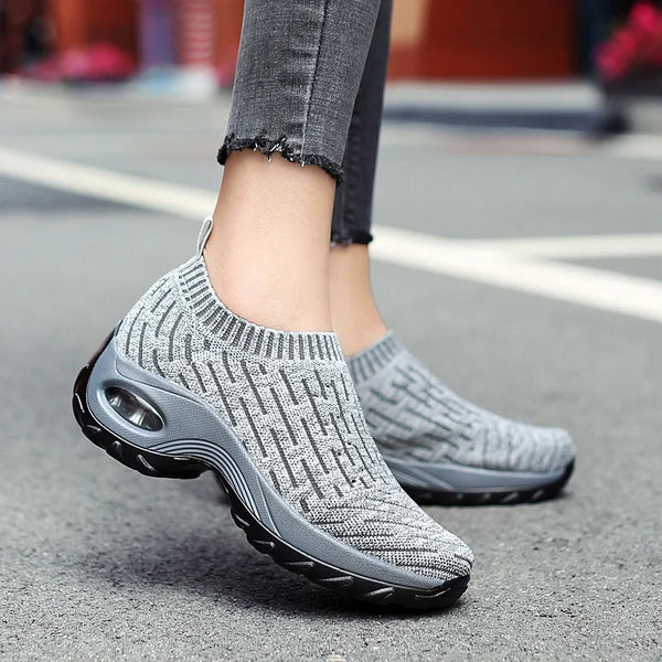 Lightweight Breathable Mesh Comfort Platform Shoes