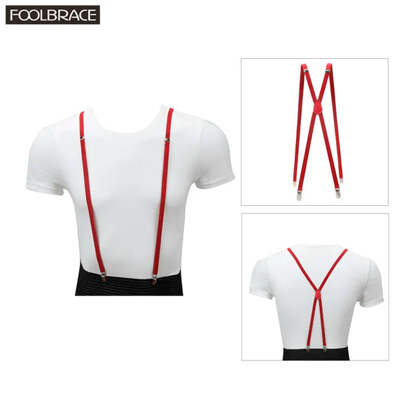 Adjustable Polyester Fashion Suspenders Belt