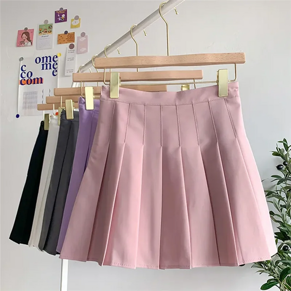 Korean Pastel High Waist Micro Sweet Style Skirts