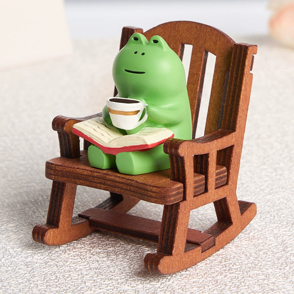 Frog Cute Japanese Style Healing Small Ornaments Table Decoration