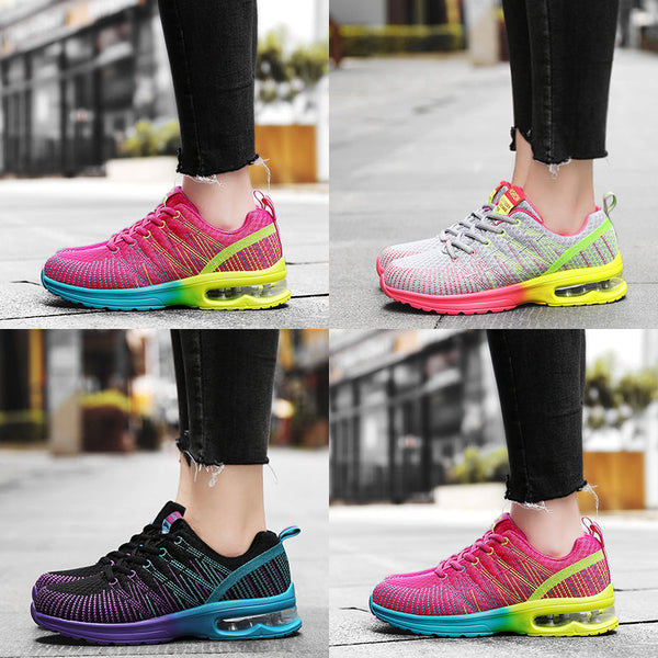 Breathable Graffiti Lace-Up Flat Shoes sneakers