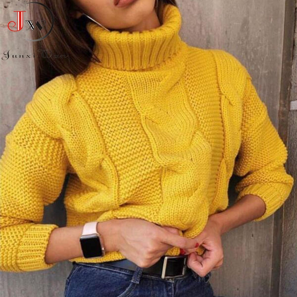 Knitted Batwing Sleeve Casual Sweater