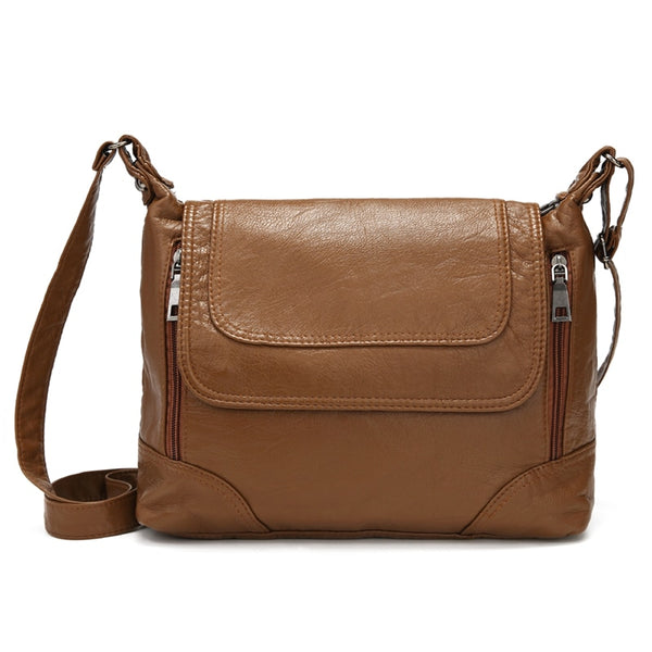 Soft Pu Leather Crossbody & Shoulder Bag