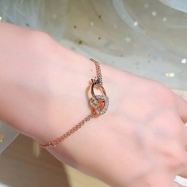 Luxurious Sparkle Zircon Studded Bracelet